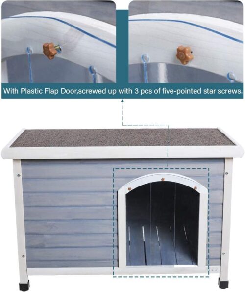 large weatherproof dog house